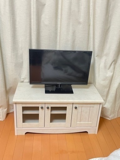 ニトリ テレビ台のみ リズバレー　白家具