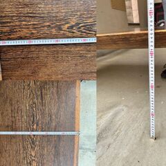 高級 ウェンジ 座卓 58cm×152cm中古無垢 一枚板ダイニングテーブル 座卓
