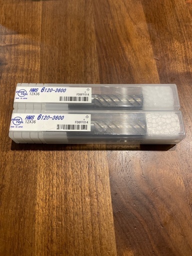 ユニオンツール 超硬EM スクエア 12x刃長36 HMS6120-3600