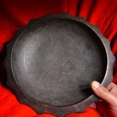 アンティーク　レトロ　古民芸　ビンテージ　シャビー　海外の木製の刳り鉢