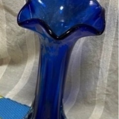 ブルー花瓶