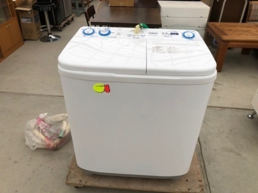 2022年製 AQUA 二槽式洗濯機 5.0kg洗い 状態良好品❗️AQR-N501
