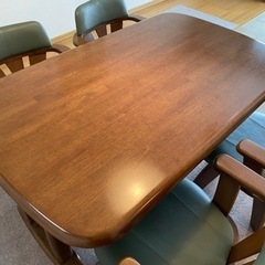 美品 KOIZUMI 小泉産業 木製 ダイニングテーブルセット 豊田市深見町引 