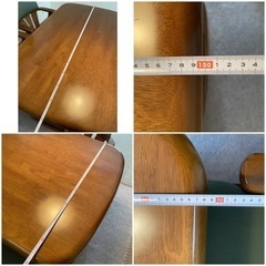 美品 KOIZUMI 小泉産業 木製 ダイニングテーブルセット 豊田市深見町引 