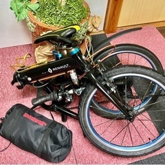 [受付終了]致しました RENAULT LIGHT10 AL-FDB207 軽量アルミフレーム 折畳み式 20インチ 7段変速で(10.8kg)