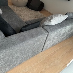 ソファー　3人掛け　2人掛け　クッション付き