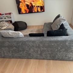 ソファー　3人掛け　2人掛け　クッション付き