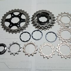 シマノ CS-9000 デュラエース　ロー5枚チタンスプロケット 11-28 