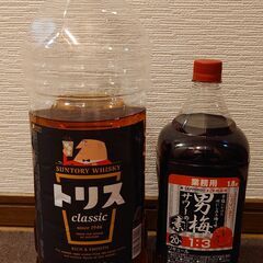 売】トップバリュの4Lウイスキー・焼酎7本おまとめ
