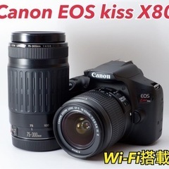 ★Canon EOS kiss X80★Wi-Fi搭載●初心者向...