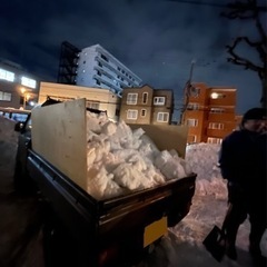 手作業での除雪•軽トラ排雪致します　【これしか雪無いから安くして...