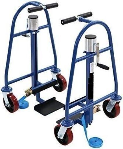 中古品、1回使用 重量物・家具などを運搬、移動、大きなタイヤ付き台車。