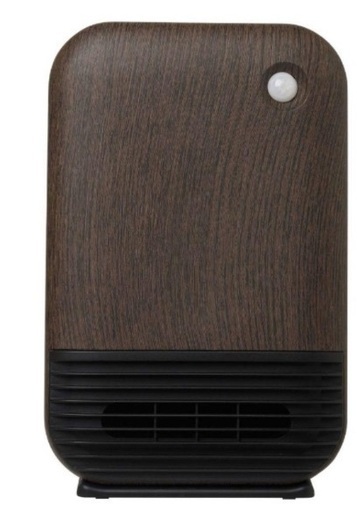 値下げしました　2/23 渡田新町か横浜駅　ほぼ新品　人感セラミックファンヒーター1200Ｗ ダークウッド CDCP606DW②