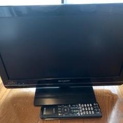 ジャンク品　液晶カラーテレビ　SHARP