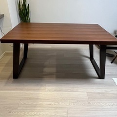 引き取り限定】木目ダイニングテーブル