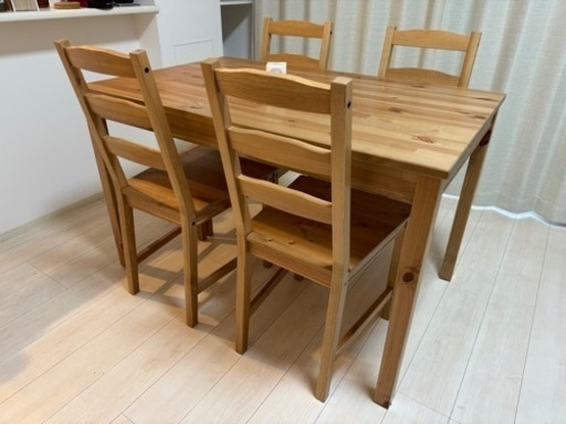 IKEA ヨックモック　ダイニングセット