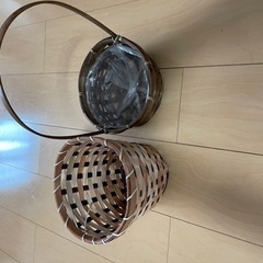 お花が入っていたかご　美品