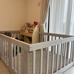 Anriベビーサークル＋Carre bebeプレイマット（120×200）