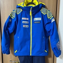 スキーウェア　140cm　(135-145cm）　ヘルメット　グローブ　セット