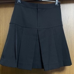 【ネット決済・配送可】レイカズン プリーツスカート 黒 F 新品