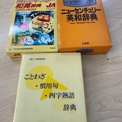 辞書3冊！