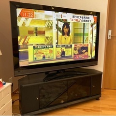 日立 プラズマテレビ P50-XP05 テレビ台セット