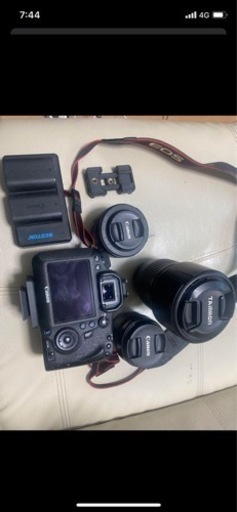 Canon EOS6Dカメラ 3脚 ストロボ 単焦点 望遠 広角 レンズ (脇海都