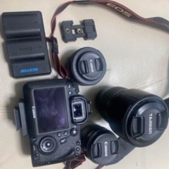 【ネット決済・配送可】Canon EOS6Dカメラ 3脚 ストロ...