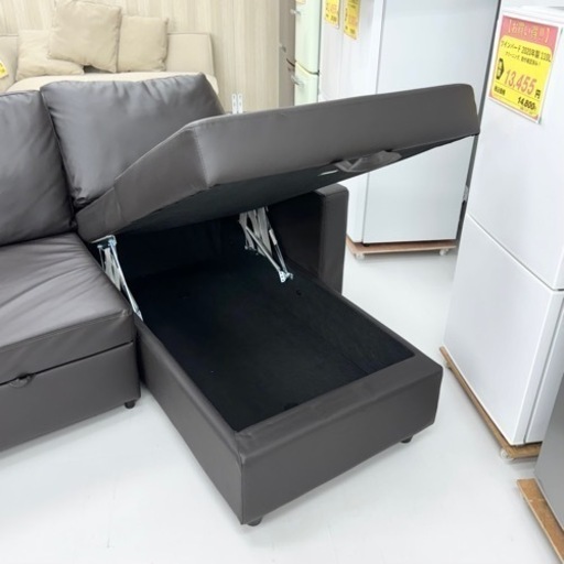 超美品‼️】定価82,990円♪ 現行モデル ニトリ 210cm幅3人掛けカウチ  