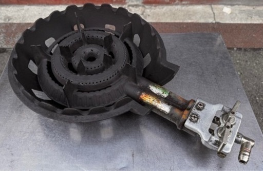業務用 鋳物コンロ SHOEI SB202 都市ガス 幅330×奥行530×高110(mm) 13mmゴム管 ガスコンロ 五徳コンロ ガス台 厨房機器 店舗用品 大阪 ⑤