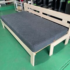 大阪⭐️エコマックス♻️「S317」 木製ソファーベッド