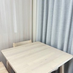 IKEA イケア　ダイニングテーブル ノッルオーケル　クスエア　...