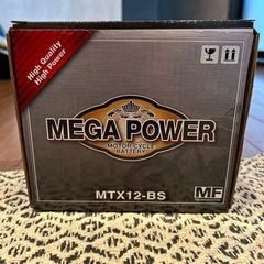 バイク用バッテリー MTX12-BS メガパワー