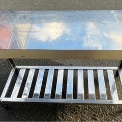 業務用 コンロ台 作業台 調理台 1200×450×800+40 キッチン 用品 店舗 居酒屋 焼き台 厨房 飲食店 ガス台 厨房機器 バックガード付き 大阪