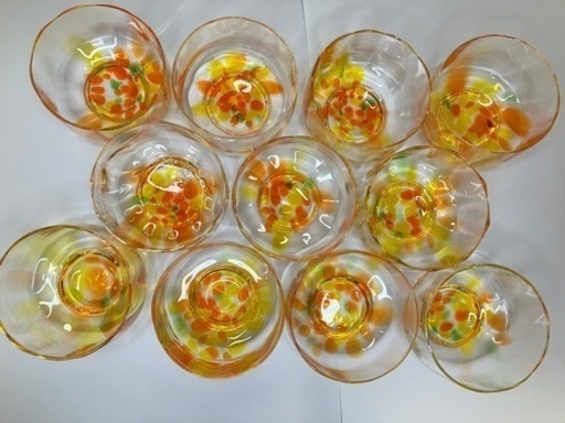 手工芸品　グラス　12個