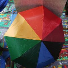 レインボー折り畳み傘