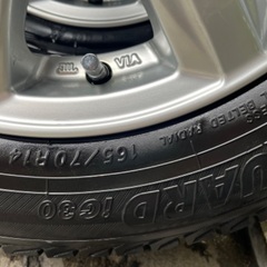アルミホイール スタッドレスタイヤ1台分 165/70R14 日本製 アクア 