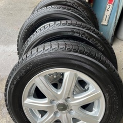 アルミホイール スタッドレスタイヤ1台分 165/70R14 日...