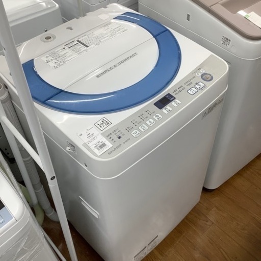 SHARP 全自動洗濯機　ES-GE70R-A 2016年製