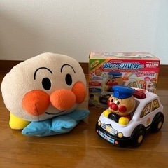 アンパンマン　ぬいぐるみ　おしゃべりパトカー　セット