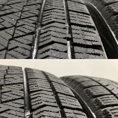 【BS BLIZZAK VRX2 195/65R15】スタッドレス【トヨタ 30プリウス 純正ホイール 15インチ 6J5HPCD100+45】ハイグロス バリ溝　(MTZ20)クレジットカード QRコード決済可能