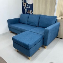 超美品‼️】定価59,999円♪ WOCAOFAL 182cm幅2人掛けカウチソファ