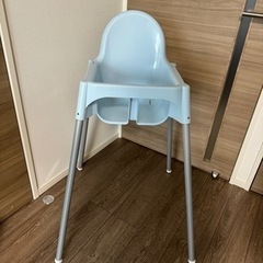 ☆used IKEA イケア　キッズチェア　水色☆
