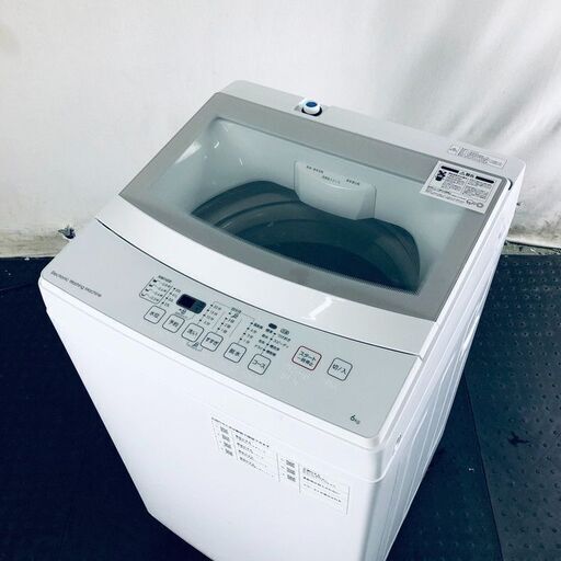 ID:sg217330 ニトリ 洗濯機 一人暮らし 中古 2020年製 全自動洗濯機 6.0kg ホワイト 送風 乾燥機能付き NTR60  【リユース品：状態A】【送料無料】【設置費用無料】