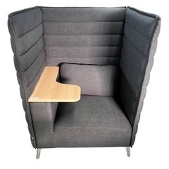 NO.1252 【美品】BiHiS 半個室ソファ 1人掛けソファ テーブル付き NO.1252 【美品】BiHiS 半個室ソファ 1人掛けソファ テーブル付き