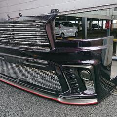 200系ハイエース4型前期ナローKDH201社外エアロフロントバンパー中古