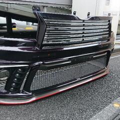 200系ハイエース4型前期ナローKDH201社外エアロフロントバンパー中古