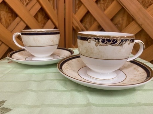 【愛品館 江戸川店】ウエッジウッド コーヌコピペアカップ\u0026ソーサー ID:102-025567-007