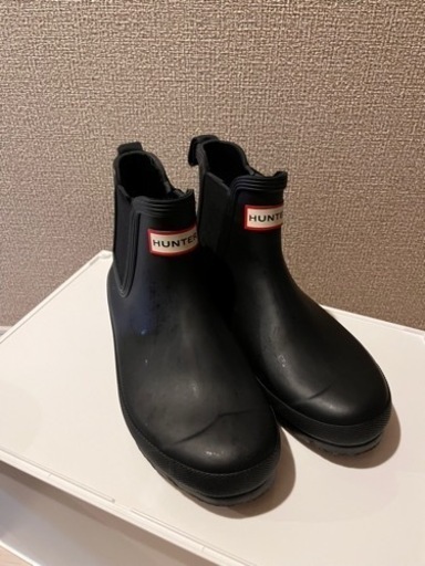 HUNTER レインブーツ　ショートブーツ　23.5〜24cm相当