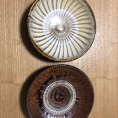 小鹿田焼（おんだやき）　小皿2枚セット　14.5cm
